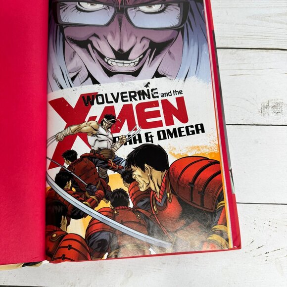 Wolverine and the X-Men Alpha & Omega Marvel HC Graphic Novel Brian Wood - Picture 2 of 7